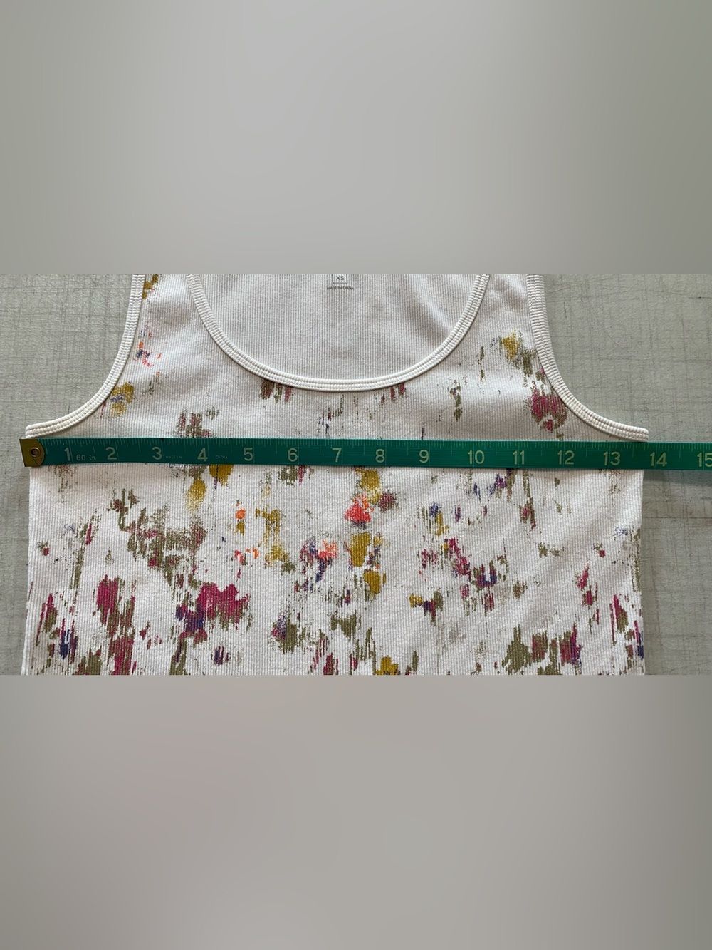 Eddie Bauer Cream Floral Print Tank Top - Picture 7 of 8